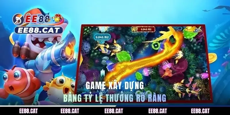 Game xây dựng bảng tỷ lệ thưởng rõ ràng