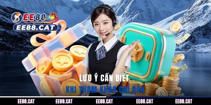 Lưu ý cần biết khi tham khảo chỉ dẫn 